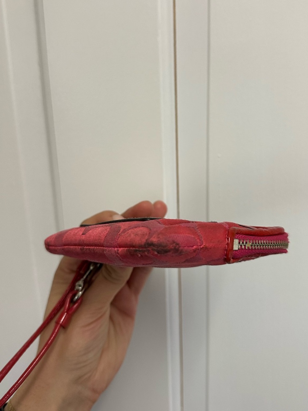 Coach Poppy Signature Wristlet Wallet - Picture 9 of 10